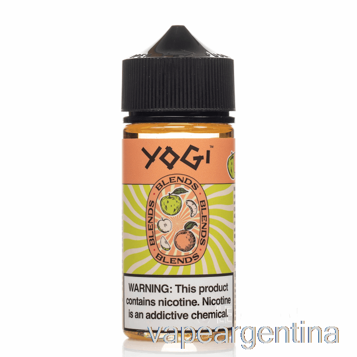 Hielo De Manzana Y Durazno - Yogi Blends - 100ml 3mg Vape Descartable